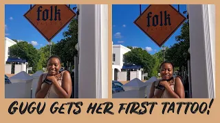 VLOG: GUGU GETS HER FIRST TATTOO! | South African Queer Couple