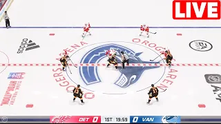 NHL LIVE - Vancouver Canucks vs Detroit Red Wings - 15th Feb 2024 | NHL Full Game Highlights NHL 24