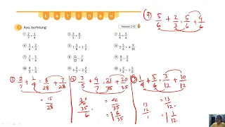 Jawaban matematika kelas 5 Vol 2 halaman 9, Kurikulum Merdeka Ayo, berhitung!, 1. 2/7 + 1/4,2