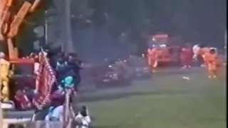 Imola 1989 Gerard Berger Crash LIVE!