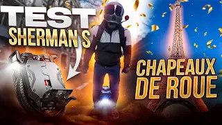 Test et cascade Sherman S dans Paris the best wheel