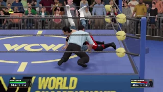 WCW2K17 March Week 2 WCW Saturday Night Match 2 Billy Kidman vs Ultimo Dragon