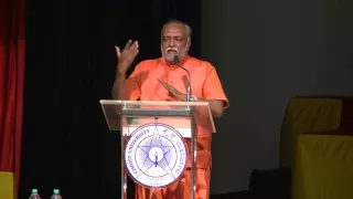 Discourse by Shri Swami Sukhabodhanandaji at Christ University