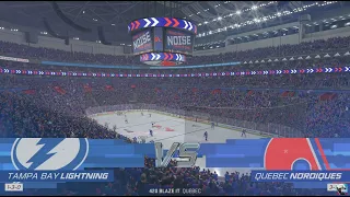 Quebec Nordiques VS Tampa Bay Lightning-  NHL23 HD 4K Replay