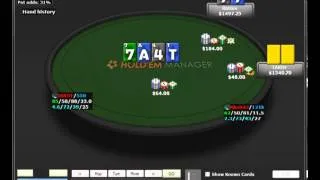 Barewire Small Stack to Pot Ratio HU Cash Poker Video