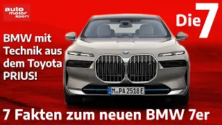7 Fakten zum neuen BMW 7er und i7: Mehr als nur Niere! I auto motor und sport