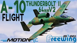 Freewing Twin 64mm A-10 Thunderbolt II V2 Full Flight | Motion RC