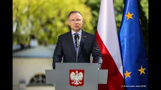 Warszawa | Oświadczenie Prezydenta Andrzeja Dudy w 20. rocznicę przystąpienia Polski do UE
