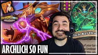 ARCHLICH KEL’THUZAD IS MUCH SO FUN! - Hearthstone Battlegrounds