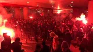 AJAX - Feyenoord ( 3 - 1 ) 22-1-2014 : Entrada part 2