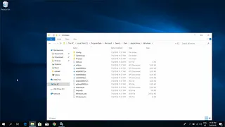 How to rebuild search index in windows10