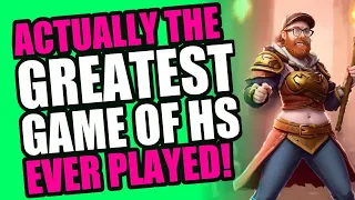 Actually The GREATEST Game of HS Ever Played!  - Full Run - Hearthstone Arena