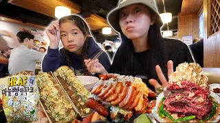 EATING ALL GARLIC FLAVORED FOOD IN KOREA FOR 24 HOURS!!!