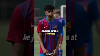 Lamine Yamal just turned 16 and started a La Liga game... 👶 #football #barcelona