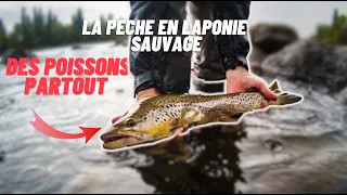 Pêche à la mouche, au leurre et au toc en Laponie Sauvage - Fly fishing in Lapland