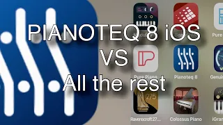 Pianoteq 8 for iOS vs All the rest