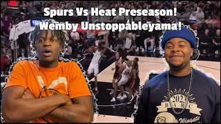 "Wemby is Him!" HEAT at SPURS | NBA PRESEASON FULL GAME HIGHLIGHTS | October 13, 2023 REACTION