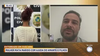 ENTERRADO EM CHÁCARA: MULHER MATA MARIDO COM AJUDA DO AMANTE E FILHOS