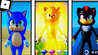How to get all of the characters and chaos emeralds. | sonic movie adventure roblox |