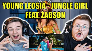 YOUNG LEOSIA - JUNGLE GIRL FEAT. ŻABSON - ENGLISH AND POLISH REACTION