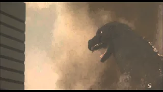 Godzilla vs King Ghidorah: Godzilla and Yasuaki Shindo final scene