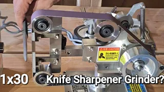 Pro Grade 1x30? Knife Sharpener Blade Grinder Toolcker Belt Tool Review #sharpener #sharp #grinder