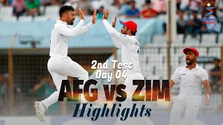 Afghanistan vs Zimbabwe Highlights | 2nd Test | Day 4 | Afghanistan vs Zimbabwe in UAE 2021