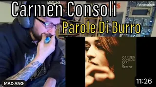 METALHEAD REACTS| Carmen Consoli - Parole Di Burro