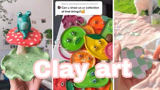 Clay compilation 🍄🐚🌸🌼🌞|Tube tok