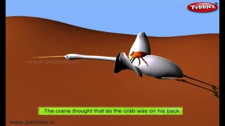 The Greedy Crane | 3D Moral Stories For Kids in English | 3D Animal Stories in English