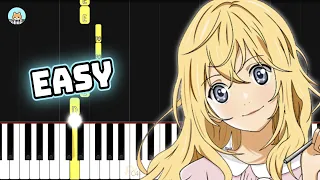 Your Lie in April OP - "Hikaru Nara" - EASY Piano Tutorial & Sheet Music