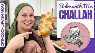 Bake Challah With Me | Challah Recipe | Orthodox Jewish Mom (Jar of Firelfies)