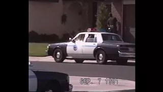 Police activity  1991. What police looked like in 1991!