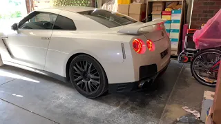 GTR R35 Tomei Exhaust Cold Start