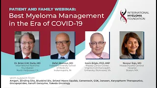 What is the best way to manage multiple myeloma in the era of COVID-19?