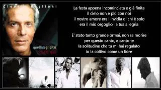 CLAUDIO BAGLIONI - Canzone per te