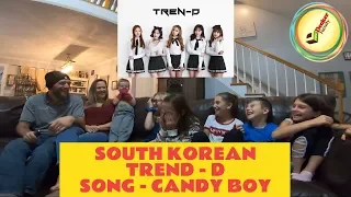 Candy Boy - Trend D | Reaction by 'The Decker Family' | South Korean