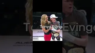 Laura Sanko Kisses Tonya in her Post fight interview .. UFC #shorts