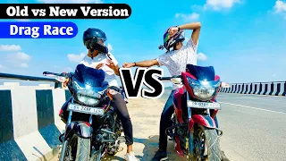 New 2023 APACHE 160 2v vs old APACHE 160 2v BS6: Drag race