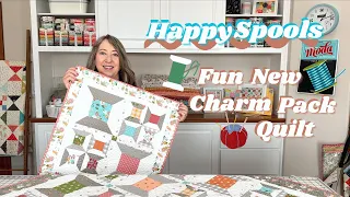 Happy Spools: Fun New Charm Pack Quilt Pattern