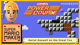 Aerial Assault on the Great Fox - Super Mario Maker Level Showcase - The Nintendo Power Couple