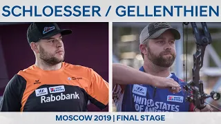 Mike Schloesser v Braden Gellenthien – compound men gold | Moscow 2019 World Cup Final