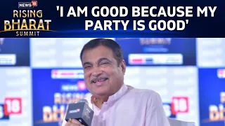 Union Minister Nitin Gadkari In Exclusive Conversation In News18 Rising Bharat 2024 | N18V