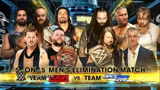 TEAM RAW VS TEAM SMACKDOWN SURVIVOR SÉRIES 2016 HIGHLIGHTS  [HD]