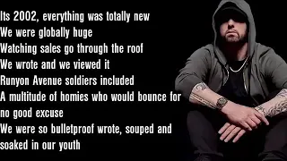 Eminem - Stepping Stone (Lyrics Video)