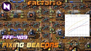 Diminishing Beacons: Fixing Or Breaking Beacons? | Factorio DLC "Space Age" | FFF-409