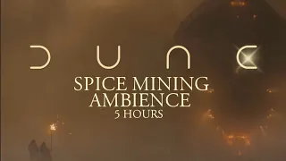 Dune (2021) Harkonnen Spice Harvesting Ambience | Sand Storm , soundscape | 5 HOURS