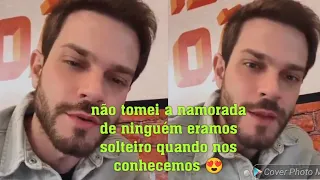 Felipe becari: não roubei a namorada de ninguém eramos solteiros quando nos conhecemos 😍