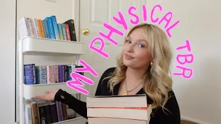my physical tbr | every book I still need to read