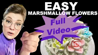 Easy Marshmallow Flowers